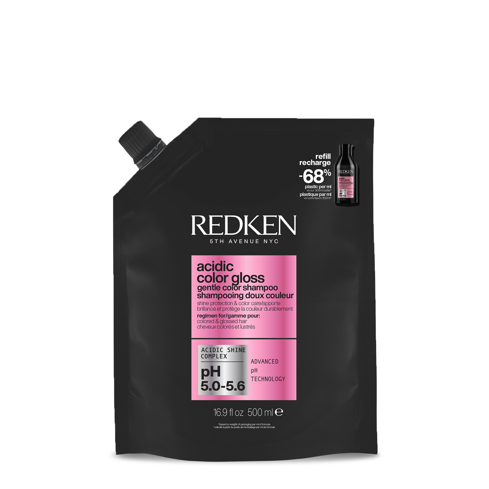 Redken Acidic Color Gloss Shampoo For Color Care & Added Shine